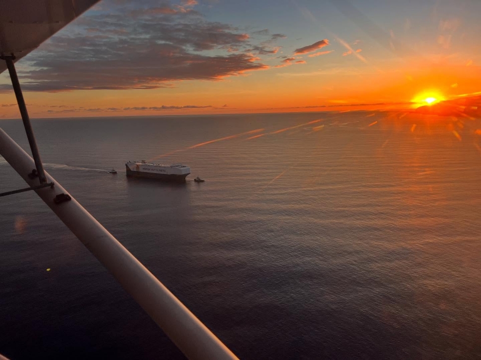  A baía de Saint-Paul na volta 