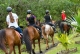 Rutas a caballo por el río La Réunion