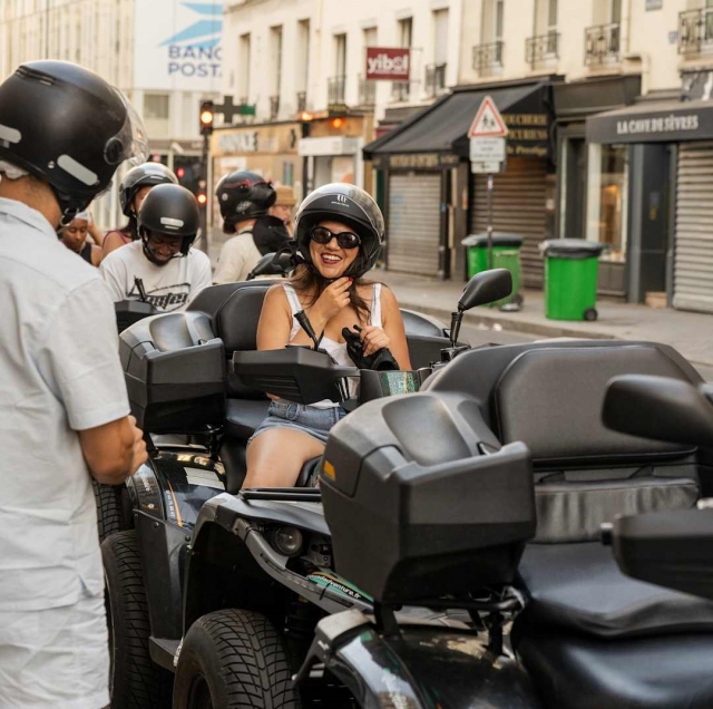 Avant un départ, casque obligatoire !