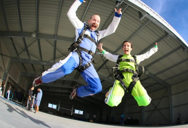 Tandem parachute jump in the Pyrénées-Orientales