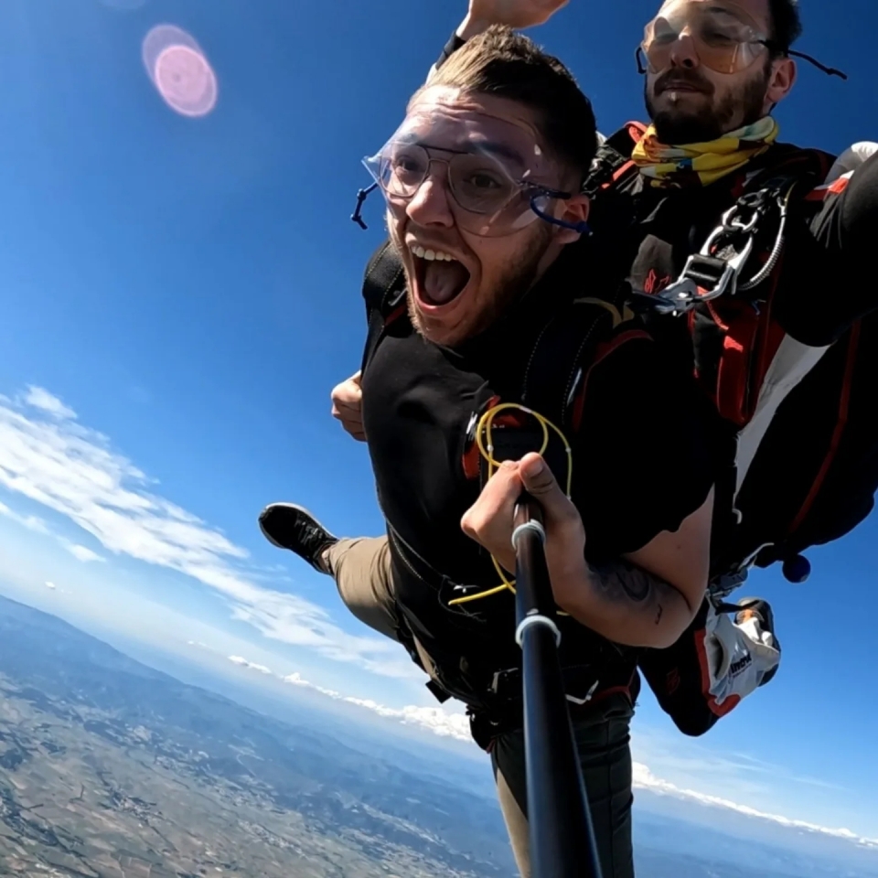  Parachute jump in Argelès 
