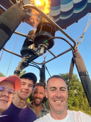 Vol en montgolfière Forcalquier, enfant 6-14 ans