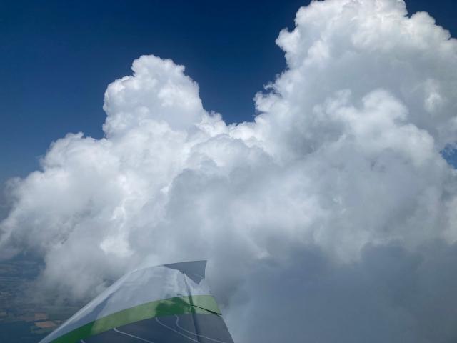  Flying among the clouds 