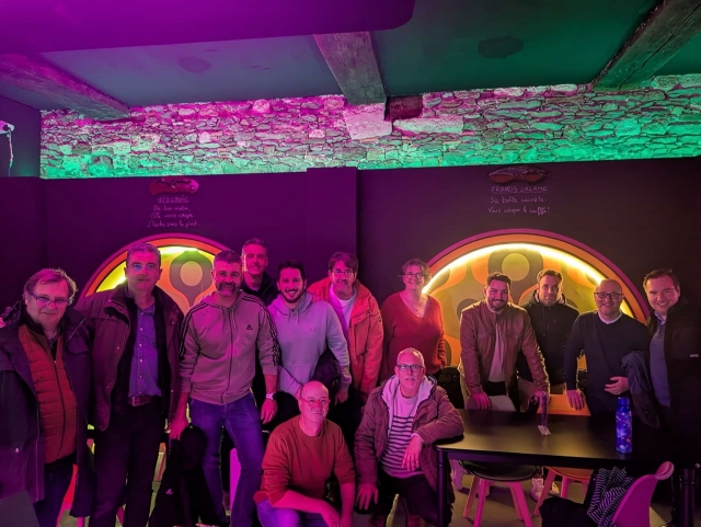 Célébration après l'activité