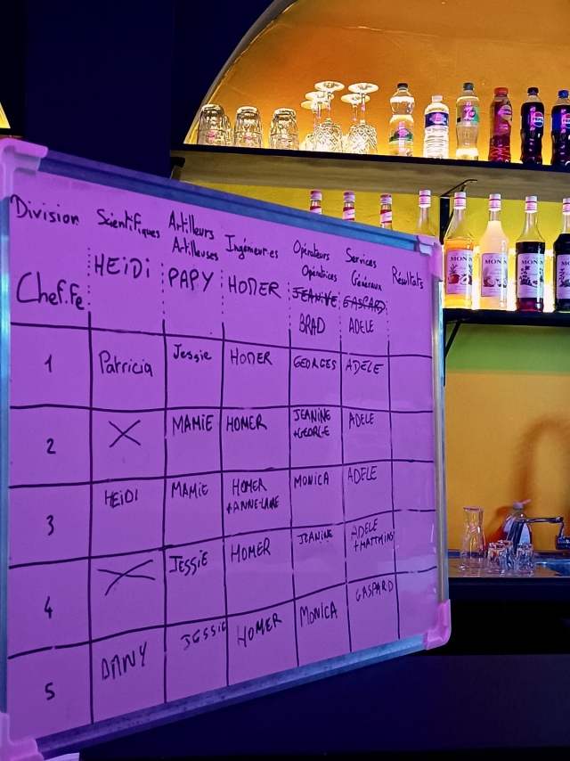 Organisation de l'équipe