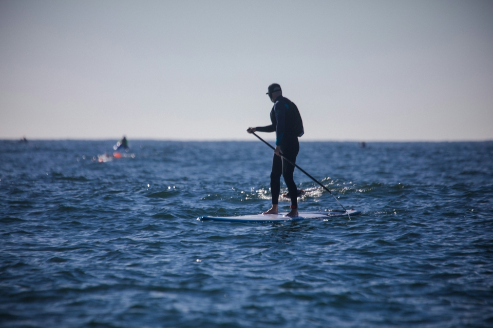 Paddle surf sulla costa di Nizza 