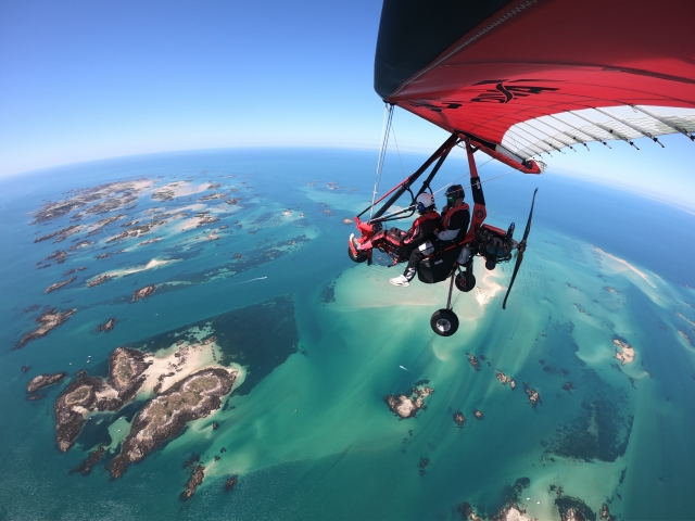  Vuelo sobre la costa de Cotentin en ULM