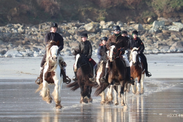  Reiten Sie an den Stränden der Bretagne
