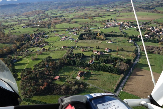 La campagne auvergnate en ULM
