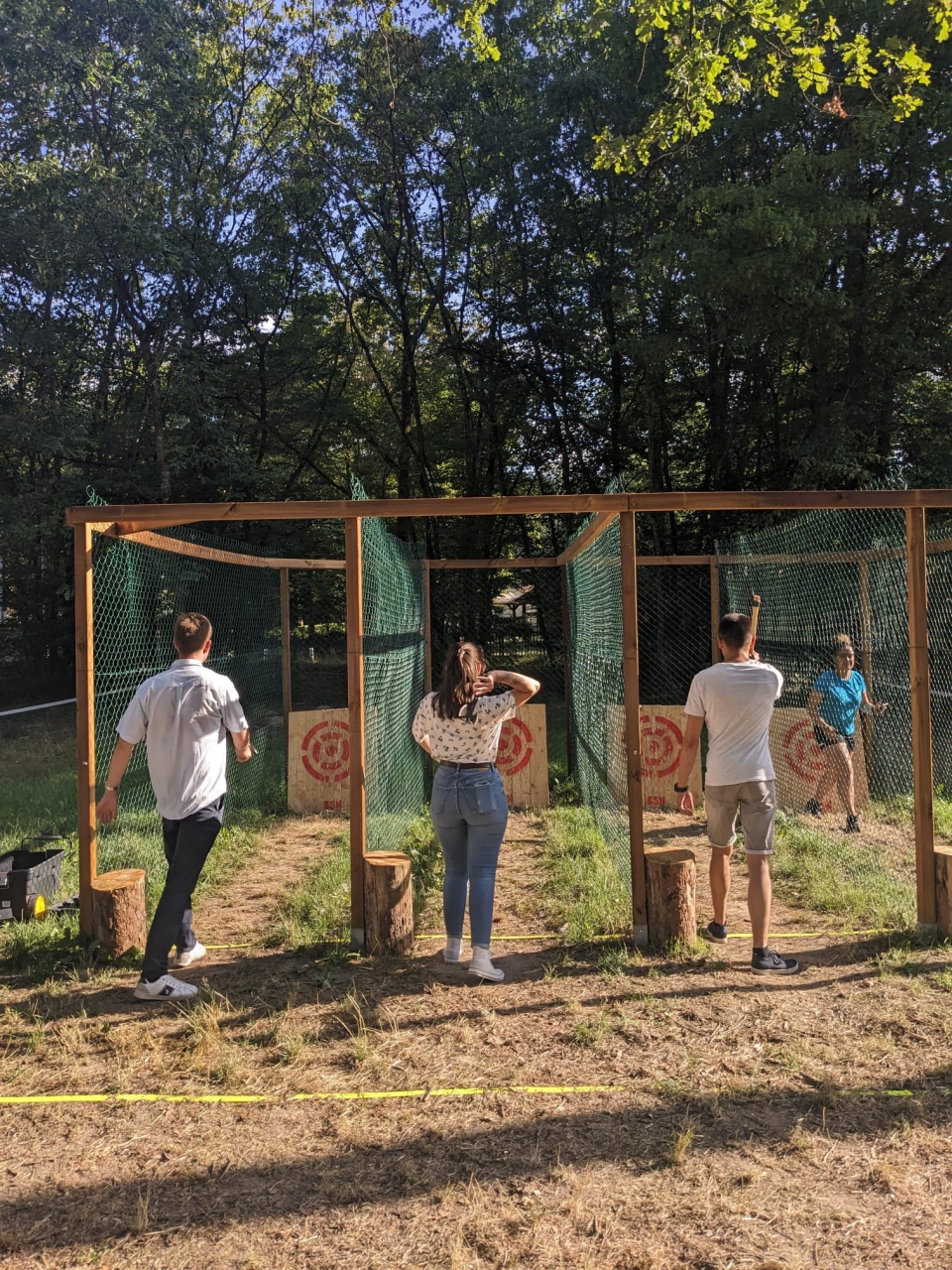  The ax throwing stand