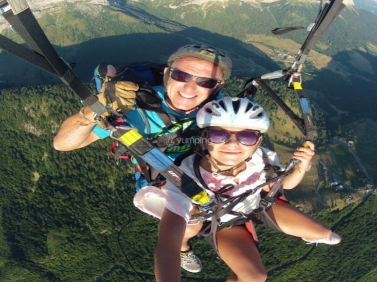 Vol en parapente en Haute-Savoie