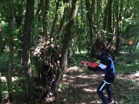  Concentrazione durante il gioco di paintball 