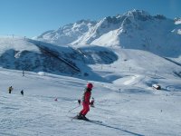 Sport d'hiver en montagne