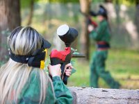 Paintball im Wald 