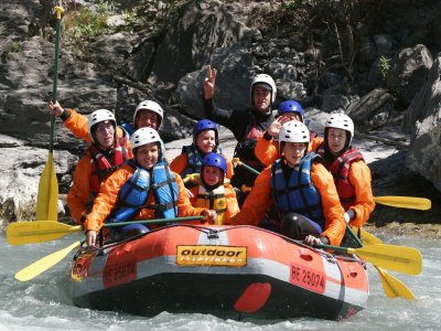 Iniciación de medio día al rafting en el Durance.