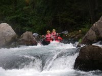  Warm ahead in canoe raft 