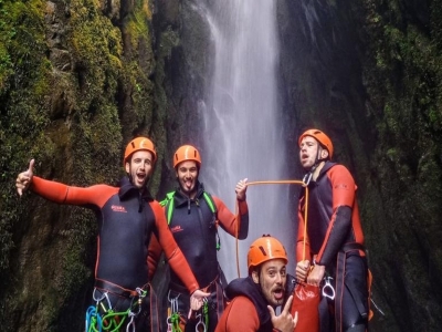 Canyoning esportivo no cânion Subra 1 dia