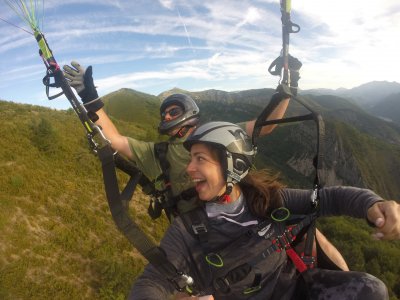 Vuelo de descubrimiento en parapente en Digne-les-Bains