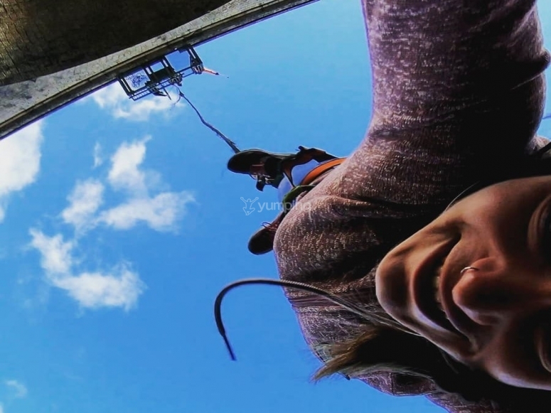 Saut à l'élastique Viaduc St Eulalie de Cernon 50m à partir de 50