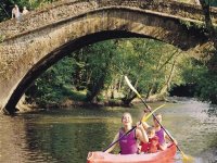 Viaje en canoa en familia 