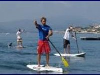  Paddle surf sul lago Hourtin in Gironda