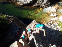  Via Ferrata on the edge of the river 