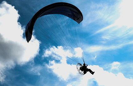 Paramoteur dans France